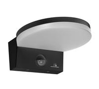 Maclean Lampada LED con sensore di movimento, Sensore di movimento PIR, 15W, IP65, 1560lm, bianco neutro (4000K) MCE344 (Nero)