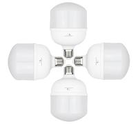 Maclean Lampadina a LED E27 Illuminante a LED Angolo di luce di 200 gradi Lampada ad alte prestazioni Lampada a risparmio energetico MCE302 NW (4x pezzi da 28 W, Bianco neutro)
