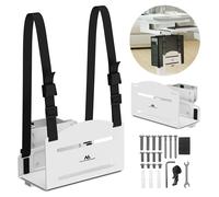 Maclean MC-116 W - Supporto CPU a parete, bianco