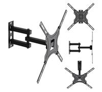 Maclean MC-190 Supporto da parete TV 32-55 pollici VESA 400x400 25kg Nero