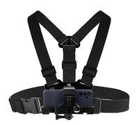 Maclean MC-445 Bretelle sportive Supporto Telefono Imbracatura sportiva FotocameraComatibile con GoPro Inclinabile Larghezza Telefono da 7,5 a 10 cm