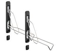 Maclean MC-471 Portabiciclette da parete 2 pezzi