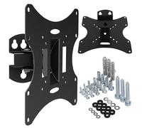 Maclean MC-501 Supporto Universale da parete per TV (Plasma LED LCD) da 23 fino a 50", Distanza dalla parete soli 9 cm (Nero)