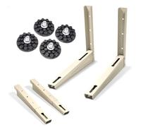 Maclean MC-624 Montaggio a Parete per Esterni per l'aria condizionata Fino a 200 kg Supporto Universale Aria condizionata Muro Staffa per l'aria condizionata