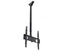 Maclean MC-631 Supporto Staffa Universale da Soffitto Nero per TV Plasma LED LCD da 32'' fino a 65'' VESA Compatibile Carico MAX 30kg