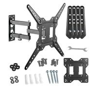 Supporto TV Girevole per TV 23-55 fino a 30 kg max VESA 400x400 Nero Maclean