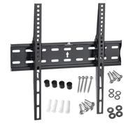 Maclean MC-862 Supporto Braccio Universal OLED QLED LCD LED Plasma TV Da Parete 26-55" Fino a 40kg Max VESA 400 x 400 mm Inclinabile Slim Design