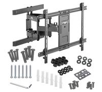 Maclean MC-881 Supporto da parete per TV al plasma LCD LED OLED QLED 37-85 "orientabile inclinabile max vesa da 600x400 a 60kg