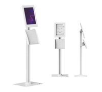 Maclean MC-924 W Supporto pavimento per tablet 12,4-13 pollici con chiusura
