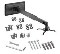 Supporto da parete per proiettore a breve distanza Guida cavo a 360° rotante