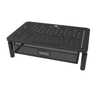 Maclean MC-947 Supporto per monitor per computer portatile con cassetto regolabi