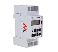 2x Timer Temporizzatore Digitale Programmabile sulla Guida DIN Rele 10programmi