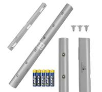 Maclean MCE123 Lampada da cucina a strisce luminose Lampada da armadio 6 LED con sensore di movimento 50 lumen 120 gradi Striscia luminosa Lampada da incasso | Batterie incluse