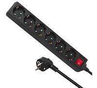 Maclean mce189g 6 prese, con interruttore 1,4 m 3500 W (1)