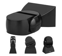 Maclean MCE201 Sensore PIR per esterni IP65 nero | Rilevamento 180° | Portata fino a 12 m | Lux e tempo regolabili | Adatto a LED | Rilevatore di movimento per facciata e giardino