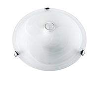 Maclean MCE22 Plafoniera rilevatore di movimento a infrarossi plafond LED bianco, plastica