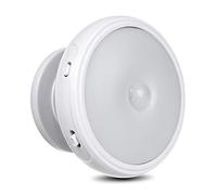 Maclean MCE223 LED Sensore di Movimento e Crepuscolare Accensione e Spegnimento Automatici Base Magnetica Girevole a 360° (5 LED + 6 LED)