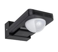 Maclean MCE243 B Sensore di movimento a infrarossi con sensore crepuscolare Campo di rilevamento di 360° fino a 20 m Sensore IP65 max 2000W (Nero)