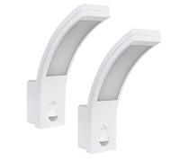 Maclean MCE244 Lampada LED Esterno 10W 4000K IP54 Sensore PIR - 2 pezzi