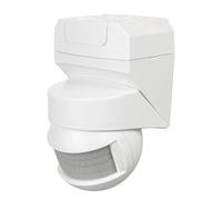 Maclean MCE295 Rilevatore di Movimento a 360 ° Sensore di Movimento a infrarossi 180 ° Sensore Crepuscolare (Bianco)