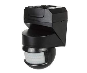 Maclean MCE295 Rilevatore di Movimento a 360 ° Sensore di Movimento a infrarossi 180 ° Sensore Crepuscolare (Nero)