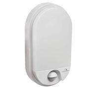 Maclean MCE340 Lampada LED con Sensore di Movimento Automatico a Infrarossi Risparmio Energetico Adatto per Uso Esterno e Interno (Bianco)