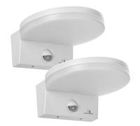 Maclean MCE344 W Lampada LED da esterno con sensore di movimento 2 pezzi, 15W IP