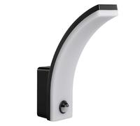 Maclean MCE512 20W Lampada LED da Parete con Rilevatore di movimento IP65 2000lm 4000K bianco neutro (Nero)
