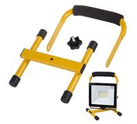 Maclean MCE652 Yellow Supporto da pavimento per Faretti Proiettori a LED Rotazione Angolo regolabile (Per MCE550 / MCE650)