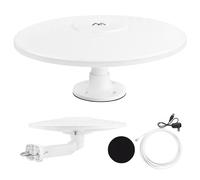 Maclean MCTV-104 - Antenna attiva omnidirezionale DVB-T2 360° con filtro LTE, alimentazione USB, modello compatto resistente alle intemperie per camper, caravan, camion e caccia