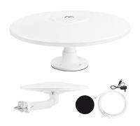 Maclean MCTV-104 - Antenna attiva omnidirezionale DVB-T2 360° con filtro LTE, alimentazione USB, modello compatto resistente alle intemperie per camper, caravan, camion e caccia