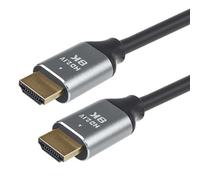 Maclean MCTV-441 Cavo HDMI 2.1a con connettore maschio-maschio placcato oro Cavo 8K ad altissima velocità Larghezza di banda massima di 48 Gb/s 8K FUHD 60Hz 4320p / 4K 120Hz 2160p 2m