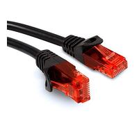 Maclean MCTV-740 - Cavo patch di rete Ethernet RJ45 UTP Cat 6, 1 m, colore: Nero