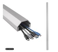 Maclean MCTV-897 S Canalina copricavi in alluminio 750 mm Argento