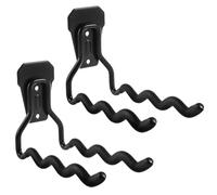 Maclean Montaggio a parete, utensili, ruote, scala, bicicletta, acciaio, carico massimo 30 kg, MC-486 2 pezzi