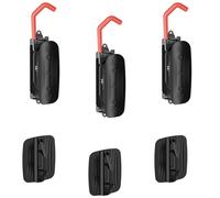 Maclean Portabiciclette da parete MC-998 Set 3 pezzi 30 kg Acciaio