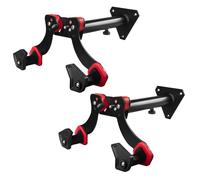 Maclean Portabiciclette parete MC-449, 2 pezzi, acciaio, max 30 kg