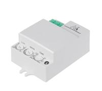 Maclean Rilevatore di movimento a microonde, portata 8m, carico massimo 1200W, IP20, 5,8 GHz, MCE316