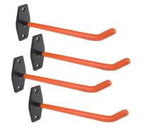 Maclean Set di 4 supporti da parete per pneumatici ruote scale acciaio bicicletta carico massimo 60kg per supporto MC-437