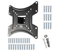Maclean Supporto inclinabile per TV o monitor da parete, max. VESA max 200x200, 23-43", 30 kg, nero, Ultra sottile soli 55 mm, Universale per LCD, LED e OLED, MC-414