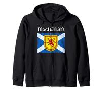 MacLellan - Bandiera scozzese con cognome del clan scozzese Felpa con Cappuccio