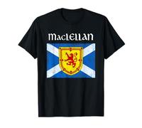 MacLellan - Bandiera scozzese con cognome del clan scozzese Maglietta