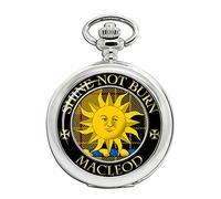 Macleod of Macleod Scottish Clan Crest Full Hunter Orologio da tasca