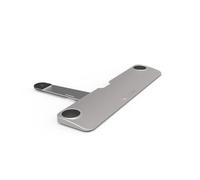 Maclocks Blade Cable Lock Staffa Universale con Lama Blocca Cavo di Sicurezza, Argento