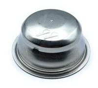 MacMaxe Filtro per caffè Delonghi Espresso - Acciaio inossidabile pressurizzato - Riutilizzabile e lavabile - Compatibile con macchine da caffè De'Longhi (2 tazze)