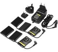 Macna 12V / 3A Kit batterie per guanti/calzini, nero, Taglia unica