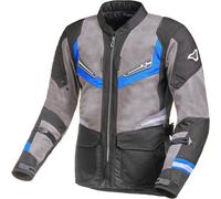Macna Aerocon Giacca tessile moto, nero-grigio-blu, taglia 3XL per maschi