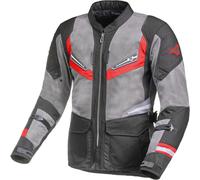 Macna Aerocon Giacca tessile moto, nero-grigio-rosso, taglia XS per maschi