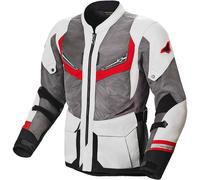 Macna Aerocon NightEye Giacca tessile moto, rosso, taglia L per maschi