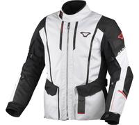 Macna Air Hybrid 2.0 impermeabile Giacca tessile moto, nero-grigio-rosso, taglia L per maschi